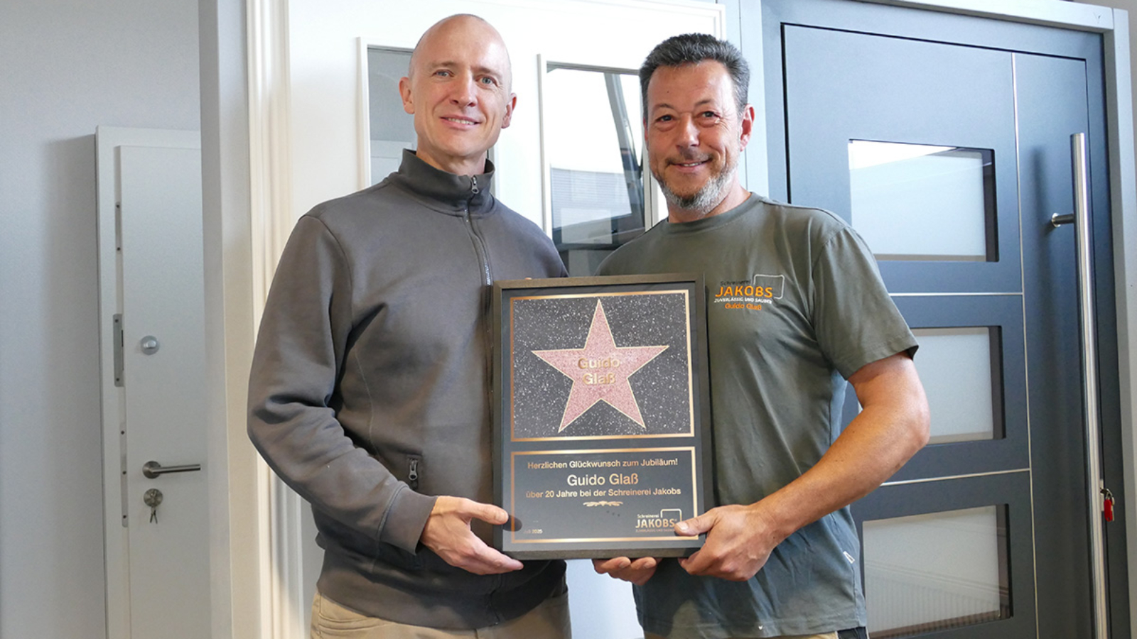 20 Jahre Schreinerei Jakobs – Jubiläum von Guido