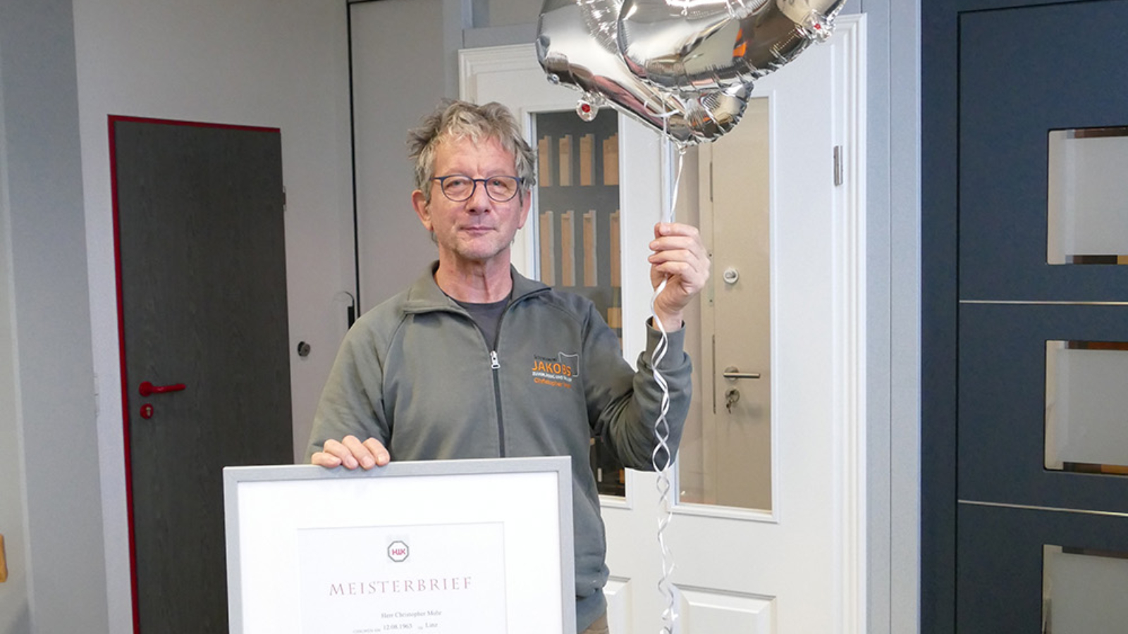 25 Jahre Meisterbrief – Herzlichen Glückwunsch, Christopher!