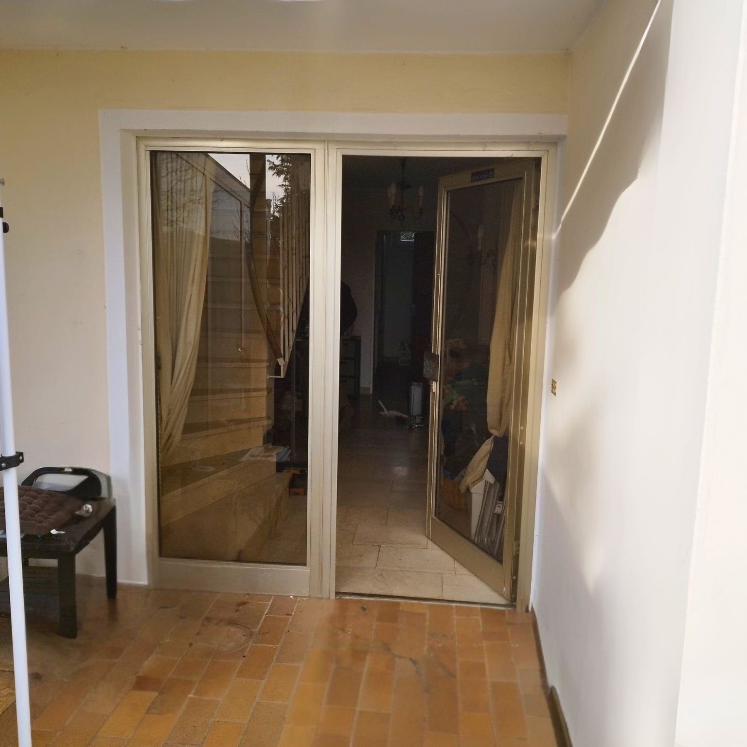 Haustür vorher außen