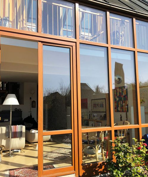 Projekt Holz-Alu-Fenster Front