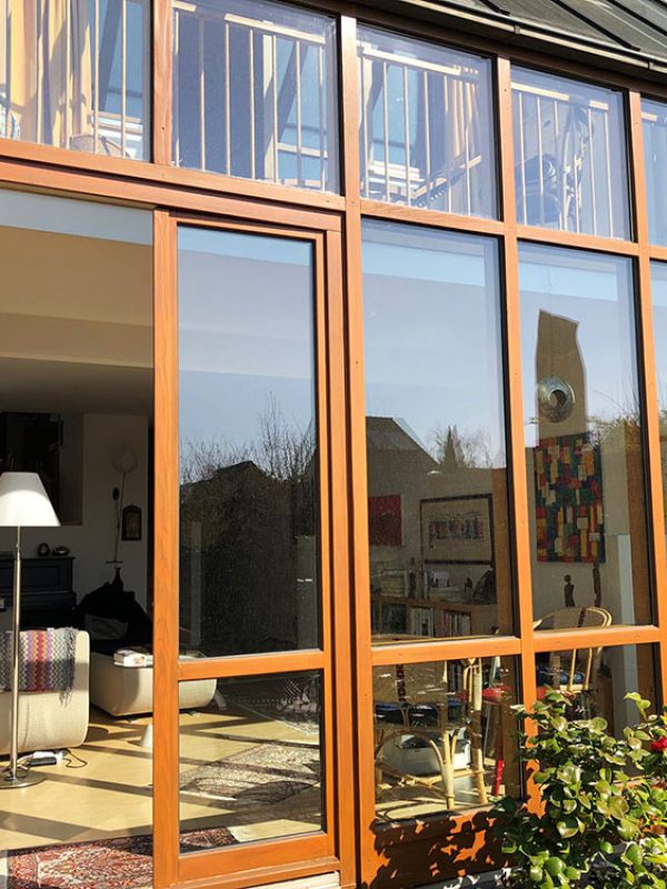 Projekt Holz-Alu-Fenster Front