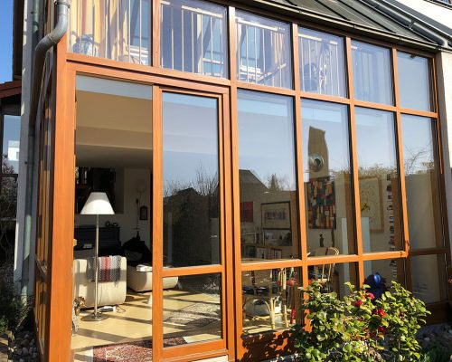 Projekt Holz-Alu-Fenster Front
