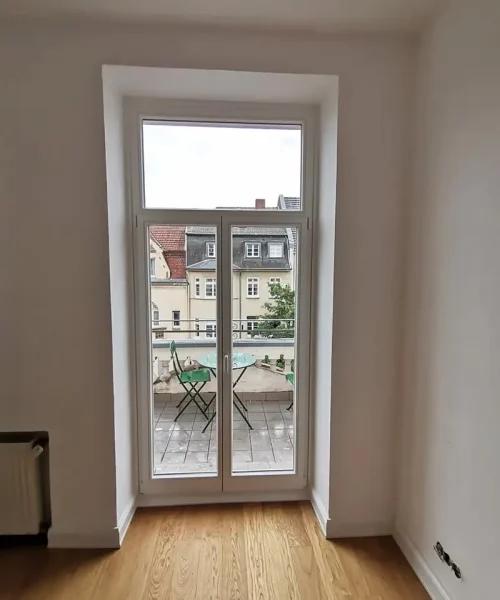 Erneuerung der Balkontür nach Denkmalschutz