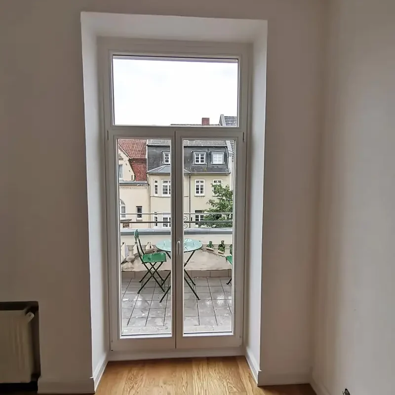 Erneuerung der Balkontür nach Denkmalschutz