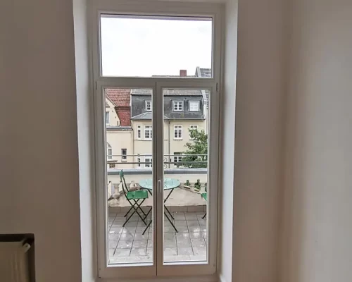 Erneuerung der Balkontür nach Denkmalschutz