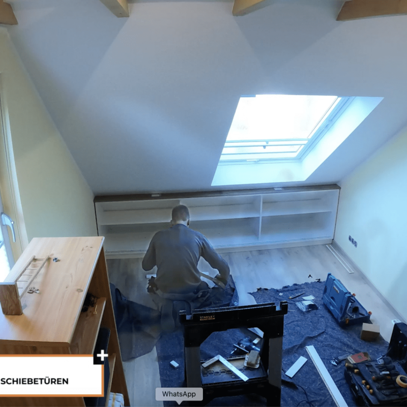 Dachschrägenschrank