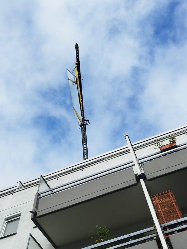 Fenstermontage mit Panoramablick