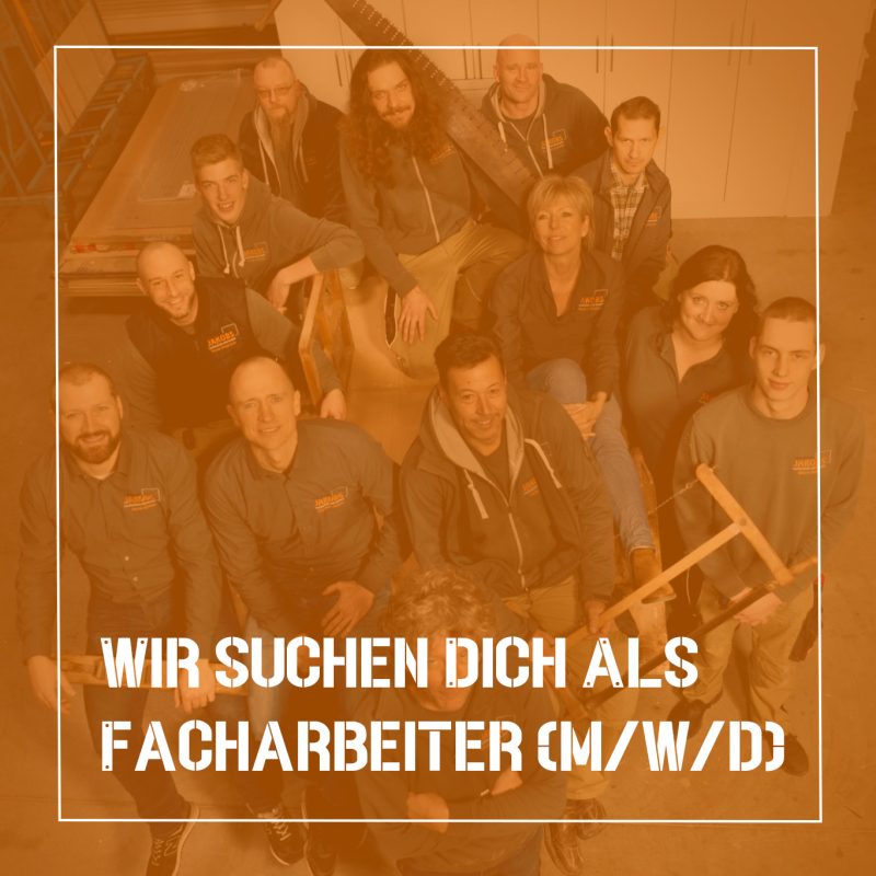 Wir suchen Dich als Facharbeiter!
