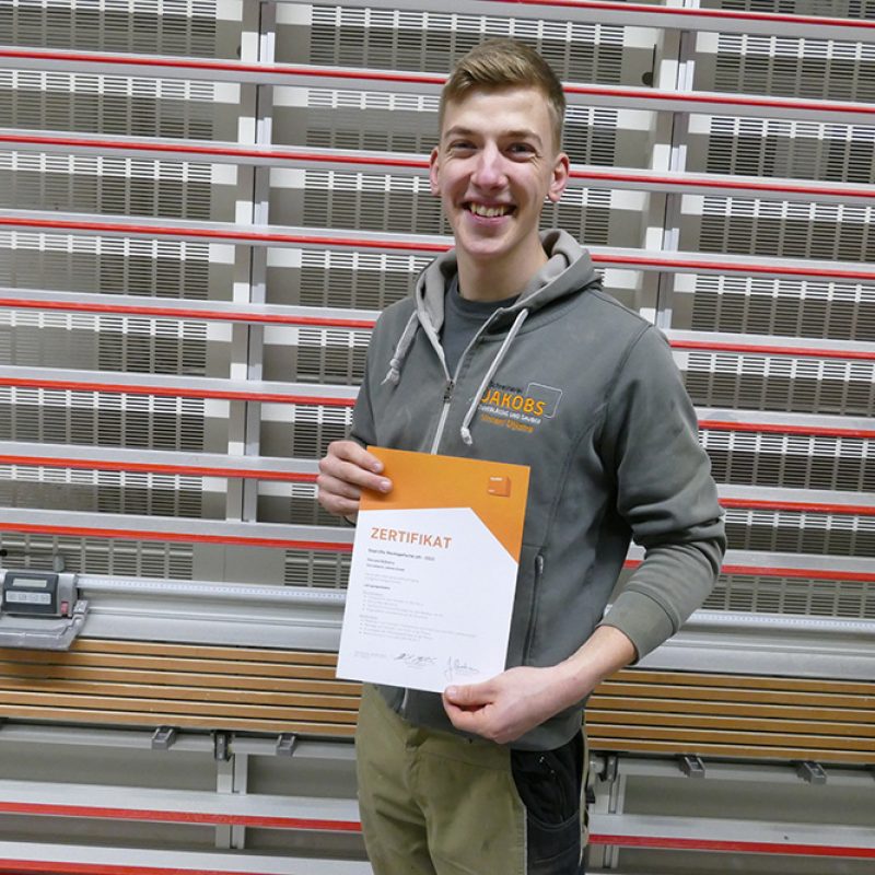 Vincent meistert erfolgreich den Lehrgang zur Montagefachkraft