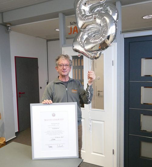 25 Jahre Meisterbrief – Herzlichen Glückwunsch, Christopher!