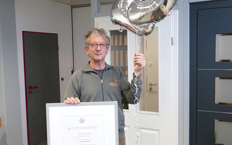 25 Jahre Meisterbrief – Herzlichen Glückwunsch, Christopher!