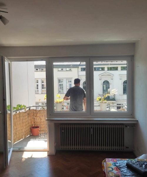 Wohnzimmer Fenster nachher