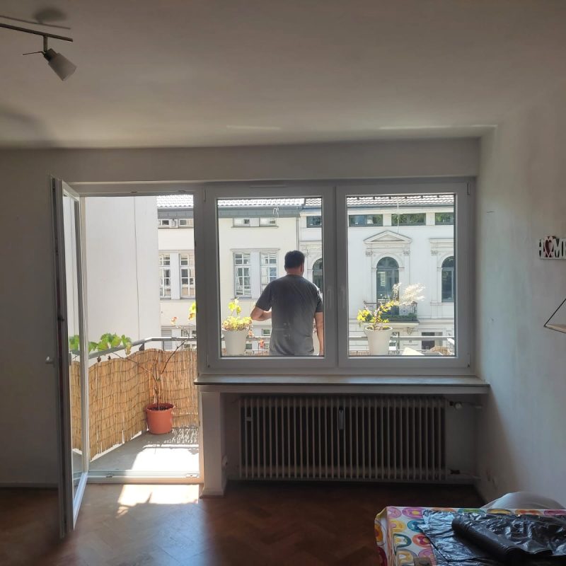 Wohnzimmer Fenster nachher